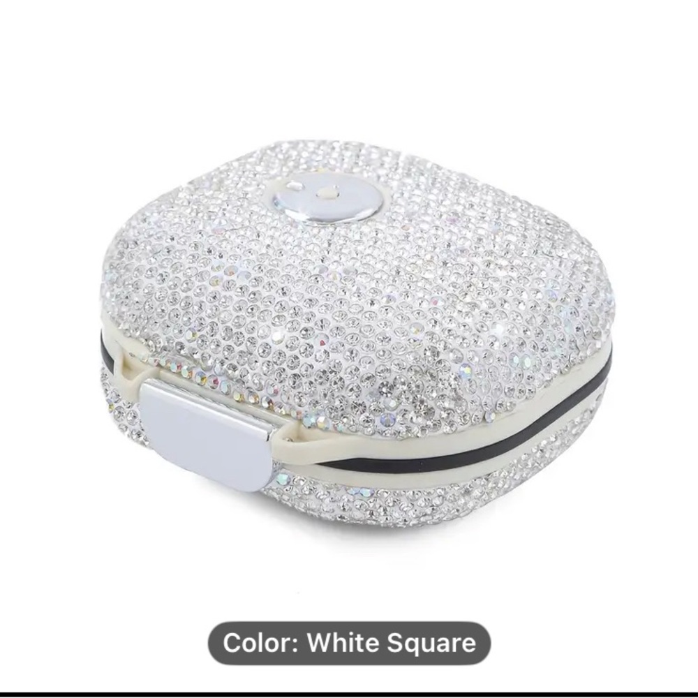 Sparkling Silver Rhinestone Case